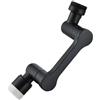 KNVSS Rubinetto Rotante 1440 Gradi, Aeratore Rubinetto Ruotabile, Soffione Doccia Regolabile in 2 Modalità,Spruzzatore, per Attacco Prolunga Rubinetto Lavello Cucina Bagno (Nero)