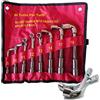 Di Tutto Per Tutti® Set 8 Pezzi Chiave a Pipa Esagonali 8-19 MM | Chiavi a Bussola Combinate di Riparazione auto di Tipo L | 8, 10, 11, 12, 13, 14, 17, 19 Con Borsetta