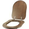 IDROTOP Copriwater per G.S.I OLD ANTEA Colore NOCE MASSELLO Cerniera cromo-Sedile-Asse Wc