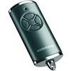 Hörmann 4511569 - Trasmettitore HSE 4 BS (frequenza 868 MHz, grigio lucido, con tappi cromati, batterie, dimensioni 28 x 70 x 14 mm, anello portachiavi incluso