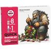 AK Interactive AK QUICK GEN SET AK17525 QUICK STARTER SET (8x18ml + 1x medium + 1x brush)