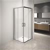 Arredo Stock Box Doccia Angolare in vetro trasparente 80x80cm