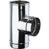 Brico Kit - Raccordo a T 90° mono parete acciaio inox - Diametro: 150mm