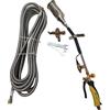 Generic KIT CANNELLO DA RISCALDO A LEVA 70cm BRUCIATORE 60mm PIEZO + REGOLATORE + TUBO 10m