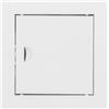 FEINZ Sportello di Ispezione 20x20 cm in Metallo Bianco con Chiusura a Scatto, Botola di Manutenzione per Parete e Soffitto, Sportello di Accesso in Acciaio Verniciato a Polvere Stabile