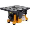 TAPMING Mini sega circolare da tavolo, altezza di taglio 5/8, 220 V, diametro lama 10 cm, sega da tavolo, portatile, di precisione, per plastica, legno, vetro, pietra, compensato, OSB, tubi in PVC