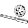 Burkit 1/2 -28 UNEF Tap and Die Set Destra | 1/2-28 filettatura rubinetto e set di fustelle rotonde, utilizzato per creare e riparare fili su materiali come metallo