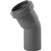 Ostendorf Tubo gomito 40 mm, adatto per tubo di scarico per arco di drenaggio a 30 gradi, tubo di plastica