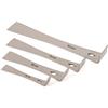 Titan 17009 - Set di 4 raschietti in acciaio inox