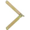 nextradeitalia 48PZ ASTE SNODATE IN ACCIAIO ZINCATO MM. 250 SINISTRE