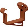 INEFA Staffa per grondaia, supporto per grondaia a scatola, PVC-U 83mm, 20 pezzi, marrone per grondaia in pvc, accessori per grondaie, Made in Germany