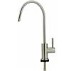 Shurity 130 Rubinetto di prelievo 1 via per depuratori acqua liscia senza metalli pesanti 1/4" Nickel Spazzolato