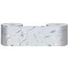GouieRylin Wall Border-Autoadesivo adesiva muro decorativa vite d'argento 12cm X 500cm