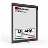 ZANZARIERE PER TE Zanzariera a Rullo LILIANA Riducibile per Finestre Con Chiusura Rallentata - Marrone RAL8017 con Rete in Fibra di Vetro Grigia - Made in italy (L 80 x H 170cm)