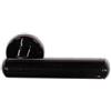 OEM Maniglia per Porta con Rosetta in Resina colore Nero (1 Coppia)