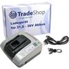 Trade-Shop Premium Ni-MH Ni-Cd - Batteria agli ioni di litio, 21,6 V-36 V, ricarica rapida per Hilti B144/2.6 B22/1.6 B36/3.0 B36/6.0 B22/2.6 B22/3.3 B36/3.9 2203932 41809 BP6-8 6