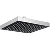 VR VETRINEINRETE Vetrineinrete® Soffione per doccia da bagno quadrato 10x10cm effetto pioggia nero in termoplastica