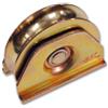 COMUNELLO Ruota Gola ad U per Cancelli Ø 120 mm Spessore 22 mm Piastra 42x126 mm Fc 332