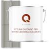 Q-COVER Vernice primer per tegole grigio agata RAL 7038 5 l, rivestimento resistente alle intemperie, per mattoni, cemento, eternit, resistente ai raggi UV