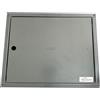 SERVICE SOLUTIONS - Sportello Contatore Acqua Zincato, Spessore Lamiera Acciaio Zincato 6/10 (Telaio 10/10) - Completo di Zanche - completo di Chiave e Serratura in Plastica (CM 50X60X2)