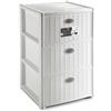 nextradeitalia 1PEZZO CASSETTIERA ELEGANCE 3 cassetti - cm. 40x40x60 h col. Bianco