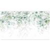 murando PREMIUM Carta da parati 500x280 cm Fotomurali in TNT Murale alla moda Decorazione da Muro XXL Poster Gigante Design Carta per Pareti Soggiorno Fiori Foglie Elegante Natura b-C-0615-a-e