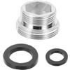 QUARKZMAN Adattatore Aeratore Rubinetto, M18 Maschio A M22 Maschio Con Guarnizione, Lunghezza 13mm