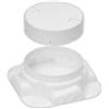 Luxus-Time Legrand 088064 - Presa di montaggio a pavimento, IP20 PVC 088069, copertura EstricH, pavimenti cavi, per serbatoio da pavimento