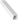 Generico 10 PEZZI CANALINA PASSACAVI CON BIADESIVO IN PVC DI COLORE BIANCO LUNGHEZZA 2 METRI VARIE DIMENSIONI (16X16MM)