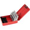 Folpus Custodia per punte da trapano elicoidali Porta punte da trapano, ferro, robusta custodia vuota per accessori indicizzati Scatola per indicizzazione, 60 slot