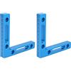Agatige 2Pcs Piazze di posizionamento, Morsetti ad angolo retto da 5 pollici a 90 gradi Morsetto angolare Strumenti per falegnameria per la lavorazione del legno