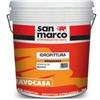San Marco BRAVOCASA Pittura per interni esterni, colore: Bianco, size: 14 lt
