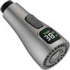 ARMYJY Parti di ricambio per rubinetto, soffione doccia digitale estraibile per miscelatori da cucina e bagno (grigio)