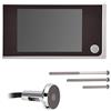 Gugxiom Telecamera Spioncino, Visualizzatore Porta Mini HD Visualizzatore Elettronico per Telecamera Spioncino da Esterno 3.5in Schermo LCD a Colori per Interni Visual 120 °