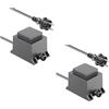ledscom.de Alimentatore a LED 2x 40 W con trasformatore per sistema a innesto NEMO, connettore, 12 V CA, nero, IP68
