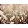murando Carta da parati Fogli 500x350 cm Fotomurali in TNT Murale alla moda Decorazione da Muro XXL Poster Gigante Design Carta per Pareti Soggiorno Natura Palme Calcestruzzo beige b-A-10082-a-a