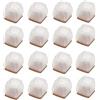 Ulalaza 16 PCS Tappi per gambe per sedie Set di protezioni quadrate con fondo in feltro Tappi per gambe in gomma termoplastica per mobili Tappi per sedie Tappi per sedie Coprigambe per mobili