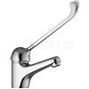 LED LEDS RUBINETTO MISCELATORE LAVABO COMANDO A GOMITO LEVA LUNGA CLINICA RISTORANTE R10