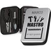 Maverton Kit di Attrezzi Compatto, Personalizzazione Stampata a Colori | Mini, Cassetta Attrezzi, Tascabile, Dimensioni 16 x 11 cm, regalo uomo, Mastro