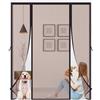 BBMMCLL Zanzariera Magnetica per Porte150x220cm,Zanzariera Magnetica Doppia Apertura Laterale Tenda Zanzariera Porta Finestra Anti-zanzare Anti-insetti per Porta Scorrevole Balcone Patio (marrone)