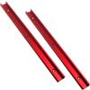 Lwaviwer 2pc Alluminio 400mm Doppio Taglio Profilo Universale 3/4 T-Track con fori di montaggio preforati, 30 Tipo T binario