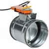 Intelmann Valvola a farfalla DN80, in acciaio zincato, chiusura a tenuta con attuatore Belimo LM230A , Argento, AKDL150-CM230-1-L 1.5W