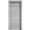 Kimono Casa - Porta Interna Effetto Legno Olmo Grigio Reversibile - 210 x 70