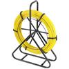 Cozyel Estrattore Cavi in Fibra di Vetro 100m Ø6mm, Tubo per Condotto con Telaio in Acciaio, Guida Passacavi Professionale per Installazioni Elettriche, Telecomunicazioni e Manutenzione Industriale