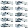 SENRISE Clip per lavello sottotop, 10 staffe per lavello, installazione e riparazione, clip di fissaggio