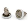 Vetroricambi.it Cuscinetti Box Doccia VR - KIT 2 PEZZI Rotelle a Sfera di Ricambio in Acciaio per Ante Doccia a Scorrimento diametro 18x4x18.4 M6 CH5 OTTONE NIK. FRIGES