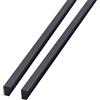 TONGHE123 Grande maniglia a L spessore spessore profilo in alluminio maniglia nera allungata di un metro anta dell'armadio cassetto maniglia dell'anta dell'armadio (240mm)