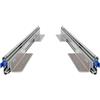 BRASOM Ladegeleiders BRASOM Guide per cassetti con supporto per cassetti - Scorrevole per carichi pesanti 1100mm, 250kg, 44 pollici, Heavy Duty, Blocco apertura/chiusura delle guide per cassetti, cuscinetti a sfera