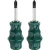 QUARKZMAN 2pz PH2 Cacciavite Phillips #2 3,8 Cacciaviti Magnetici 1,5 CR-V con Manico Ergonomico per Riparazioni Fai Da Te, Verde