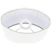 GALPADA Paralume Ovale in Stoffa Bianca per Lampada da Tavolo Protezione Lampada da Comodino Accessorio Semplice e Creativo per Camera da Letto